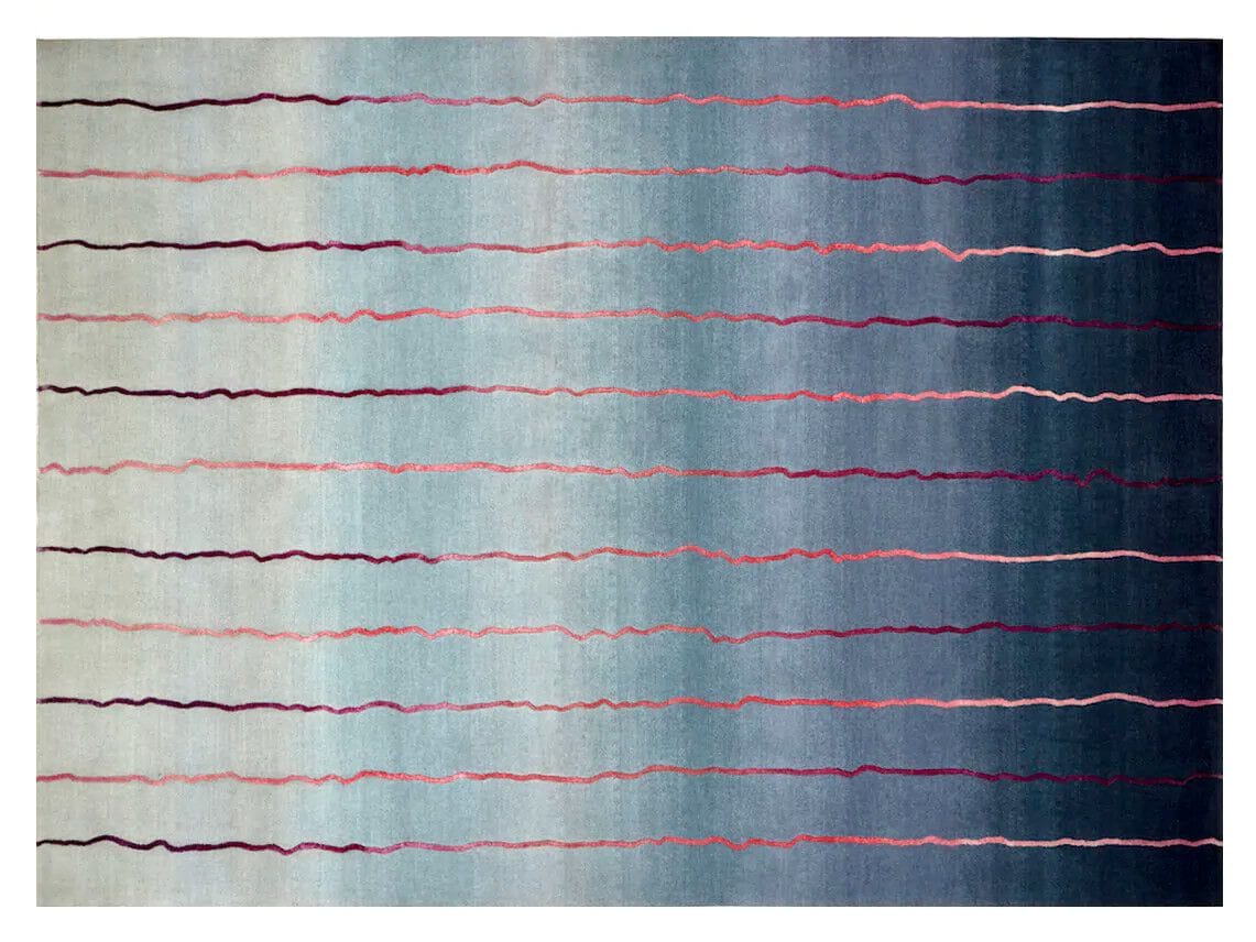 Изготовленный на заказ шерстяной и шелковый ковер ручной работы Deirdre Dyson Graduation ARCH-00080898 - Вид №1