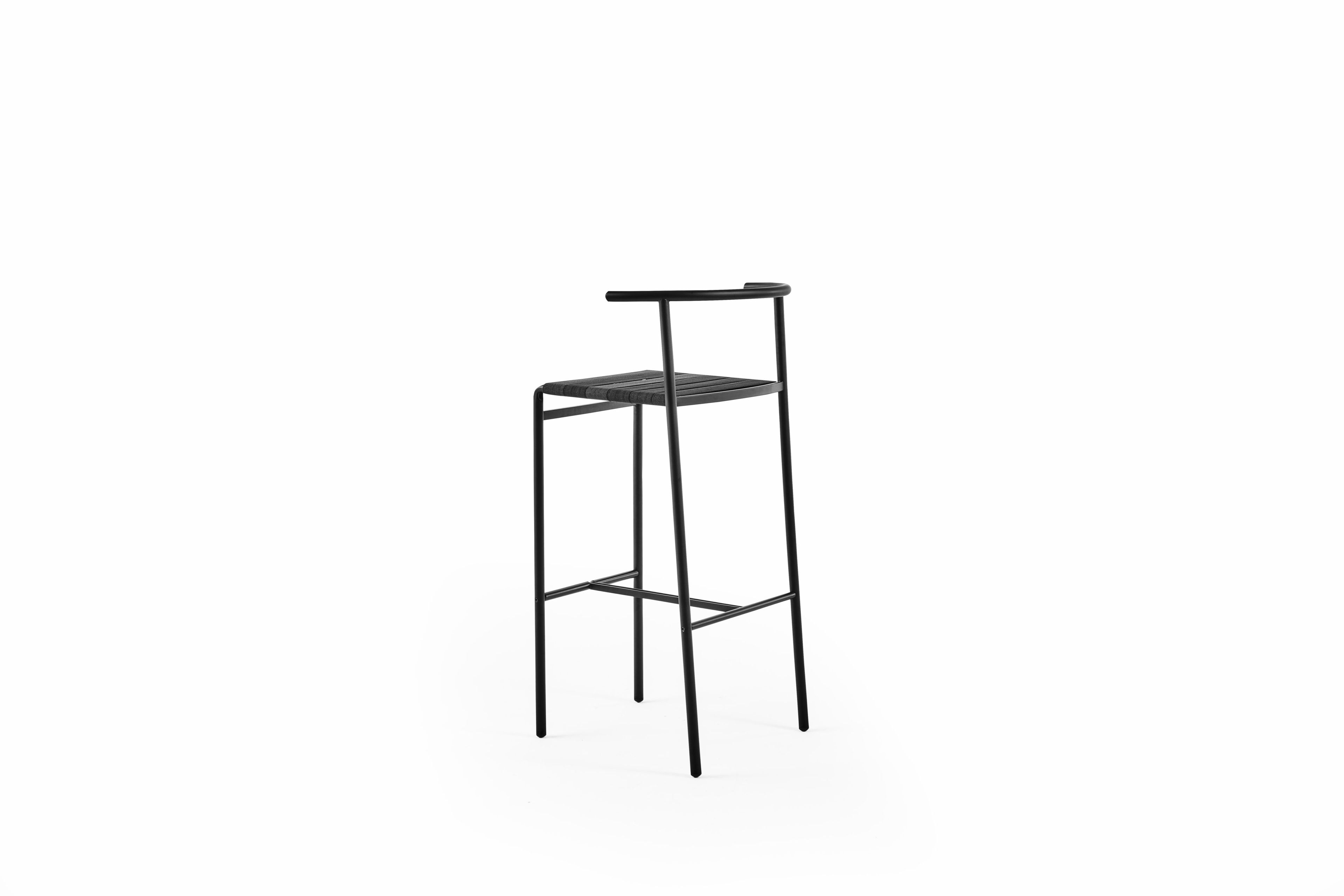Высокий стул из стали с порошковым покрытием BALERI ITALIA Cafè Chair ARCH-00093176 - Вид №23
