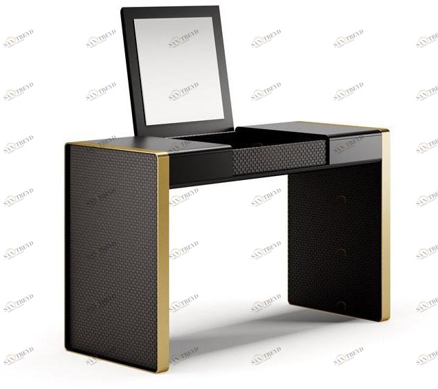 SM Living Couture Туалетный столик из дерева и кожи Couture Bty_01