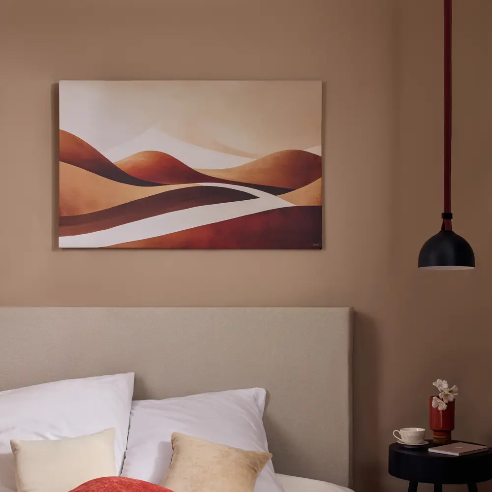 Картина Santreyd «Теплые изгибы» 60×100 см для современного интерьера 89389389 STLM-1470751 - Вид №4