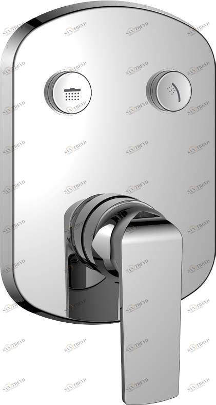 Встраиваемый однорычажный смеситель Cezares GLOBO-F-VDIM2-B-01