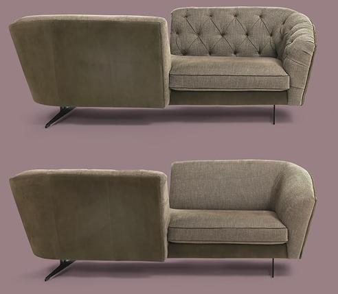 Borzalino Стеганый модульный диван из ткани New kap sun-id-1467134 - Вид №1