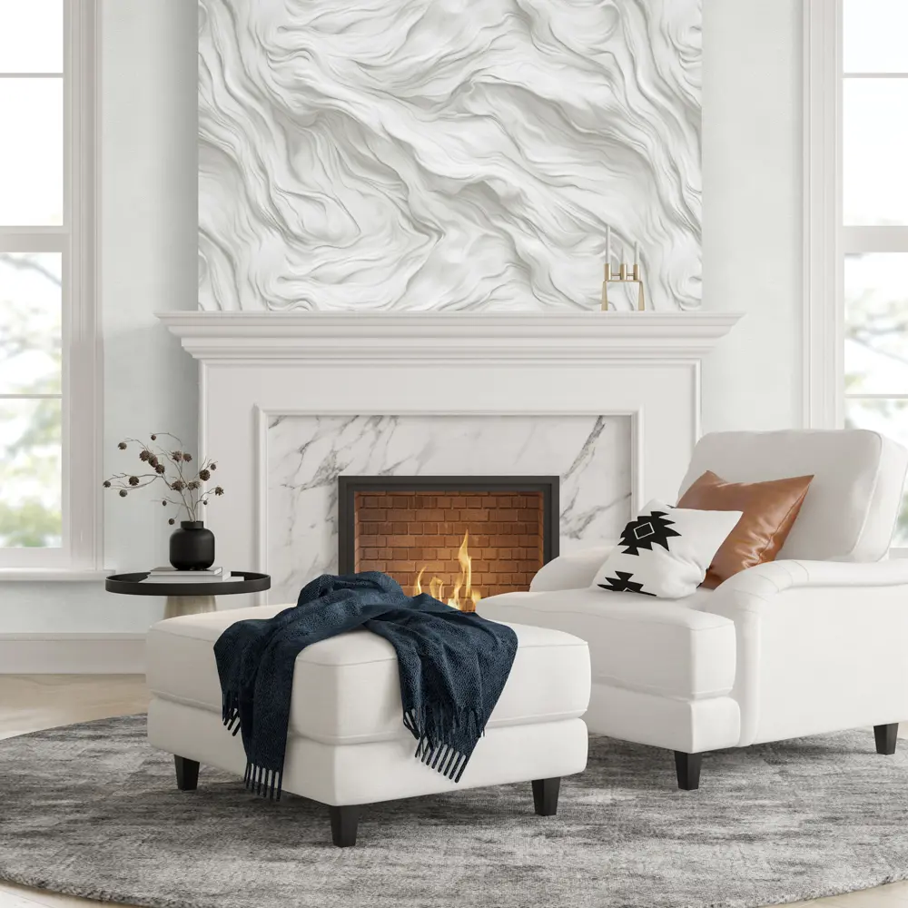 Erismann Mira: флизелиновые обои бежевые с текстурной поверхностью 89375361 STLM-0825502 - Вид №4