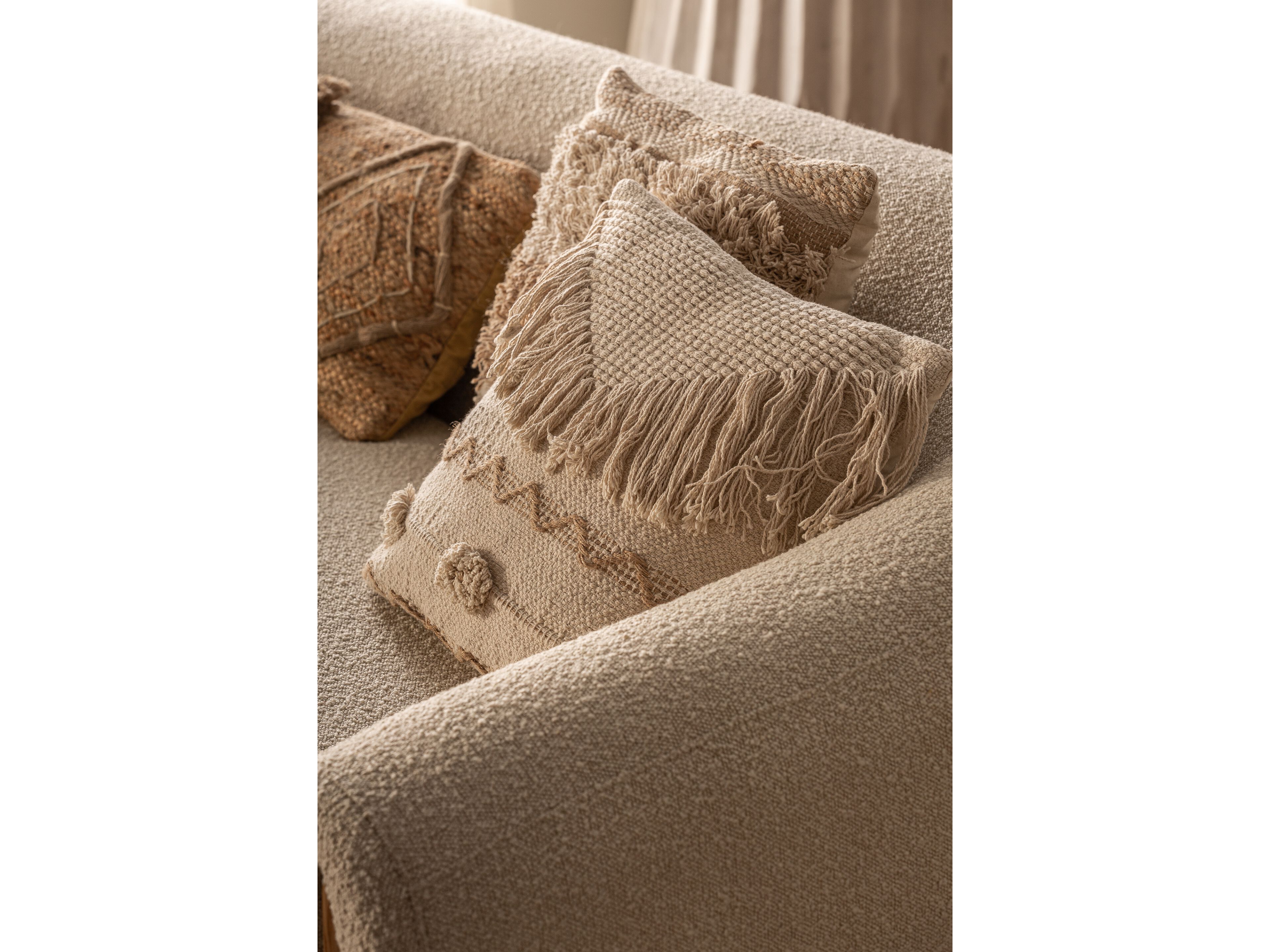 Квадратная подушка из мешковины Vical Home YAIRA ARCH-00092580 - Вид №3