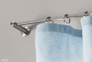 VS20-100E1200 Комплект карнизов: 120 см с 2 концевыми кронштейнами (среднее расстояние до стены) PHOS