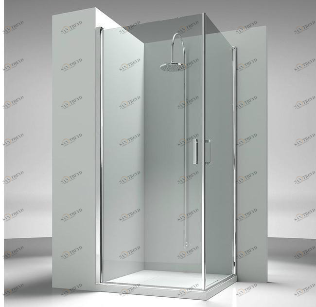 VISMARAVETRO Индивидуальная угловая душевая кабина из закаленного стекла L i n e a sun-id-1402127