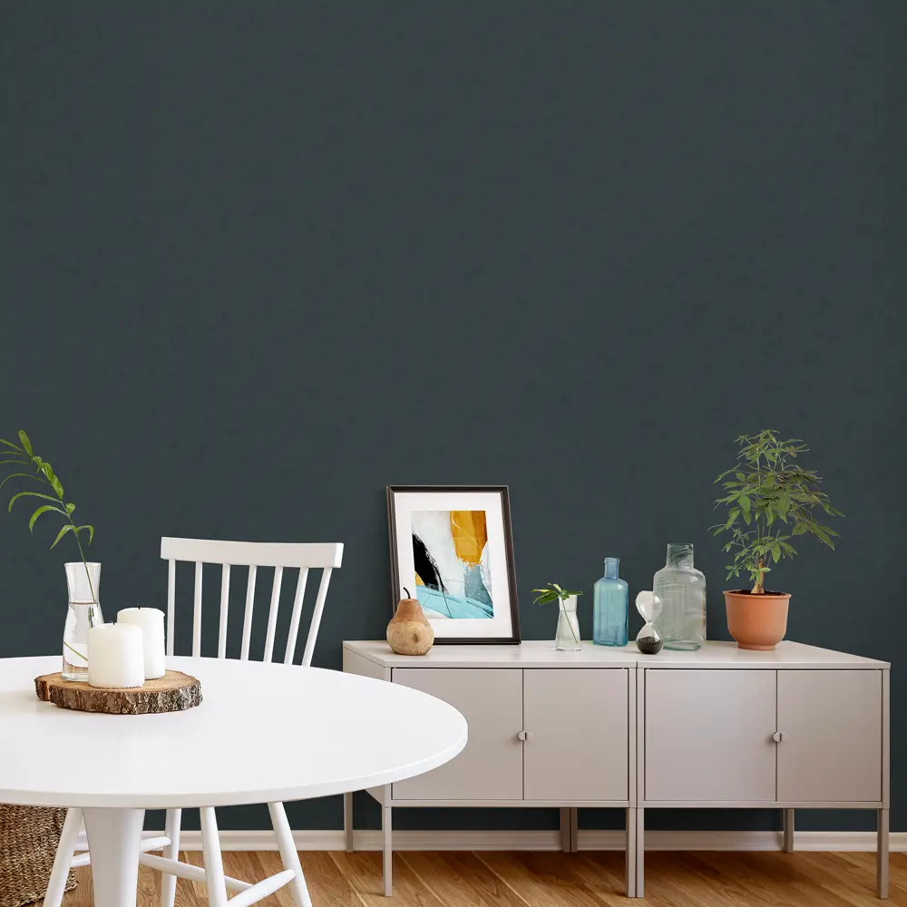 ELYSIUM Обои флизелиновые Оди графит - элегантная текстура для стильного интерьера 88642738 STLM-1464932 - Вид №2