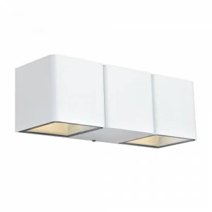 Уличный настенный светильник светодиодный 7,5х7,5х22,5 см белый Ceto 106518 MARKSLOJD CETO 00-3898117 Серый