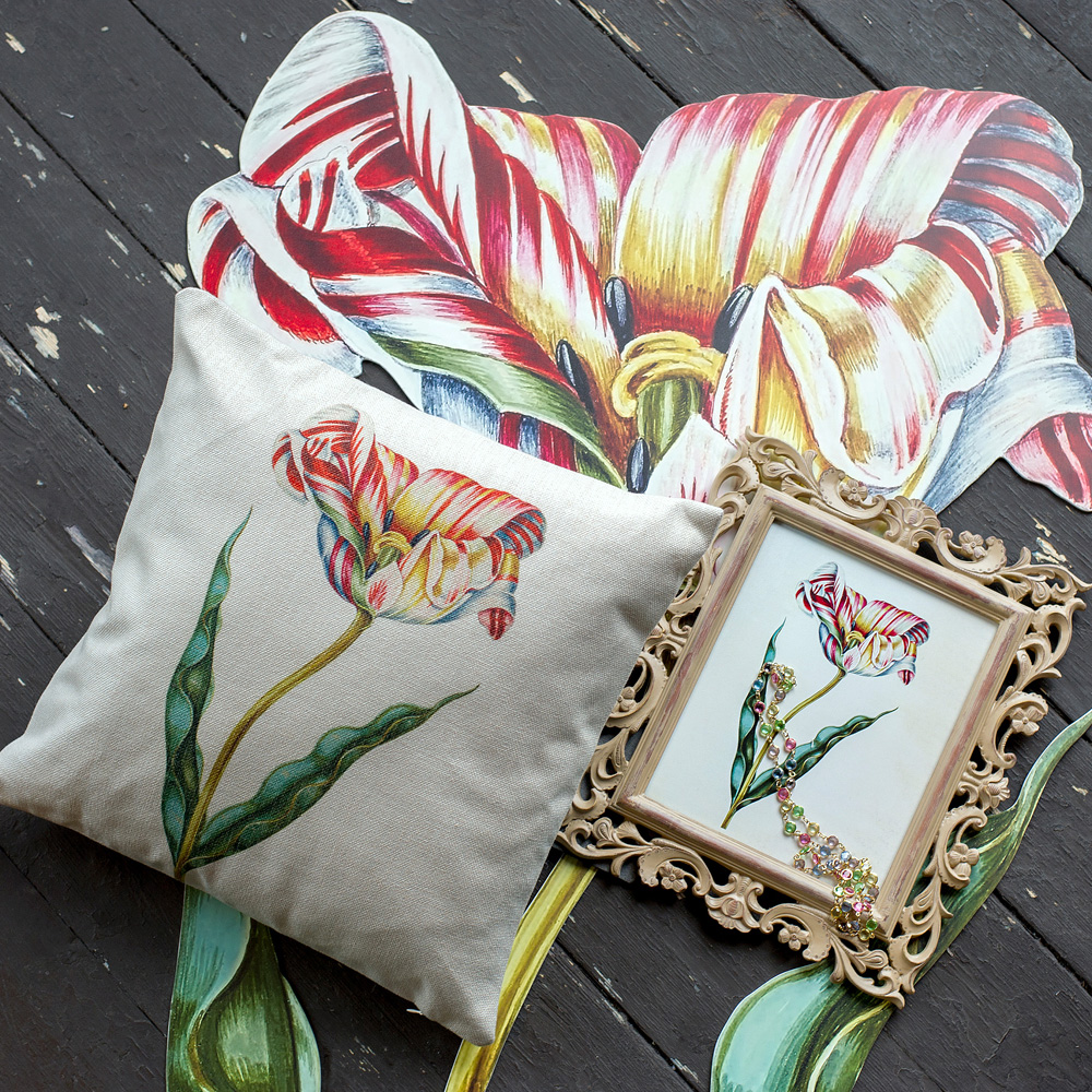 2719185 Интерьерная подушка «Ботаническое барокко», версия 7 Object Desire  - Вид №1