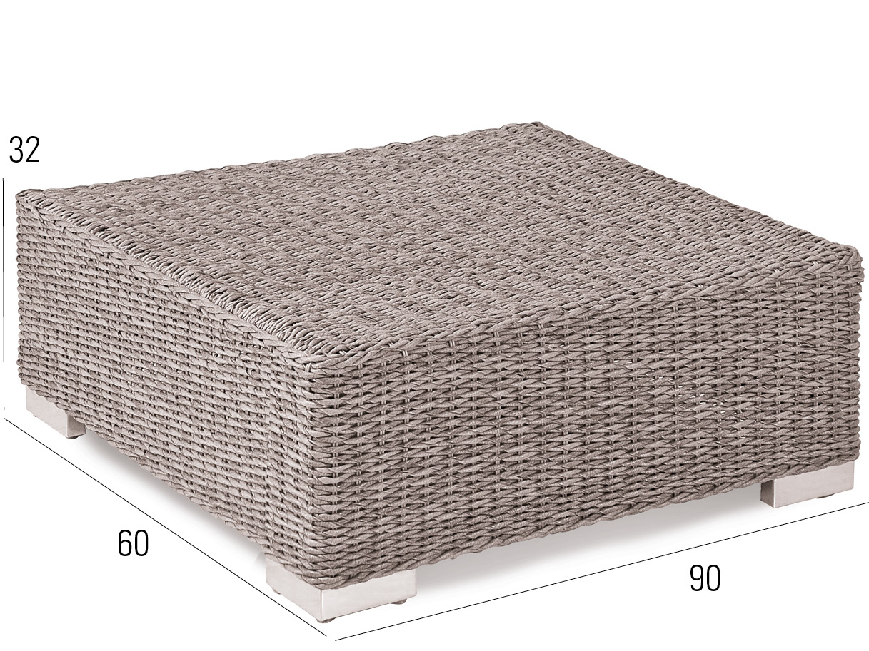 68.00.0433 Журнальный стол Bellini Twist oyster 60 x 90 Mbm  - Вид №1