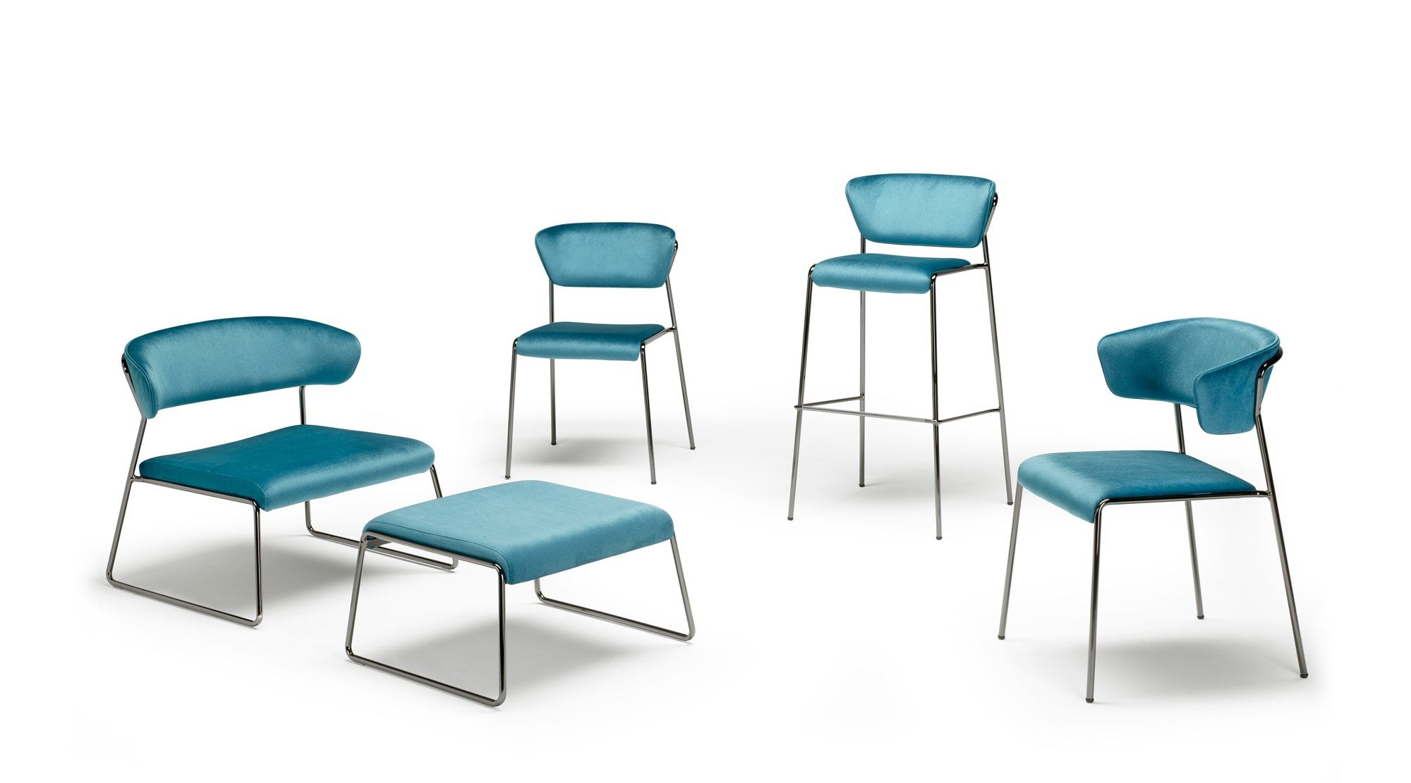 Кресло с салазками из ткани S-CAB Lisa ARCH-00149229 - Вид №8