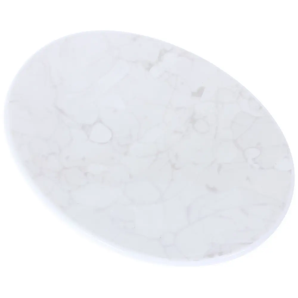 Керамическая мыльница SWENSA Marmo белый мрамор для эстетики ванной 81979070 STLM-0016391 - Вид №1