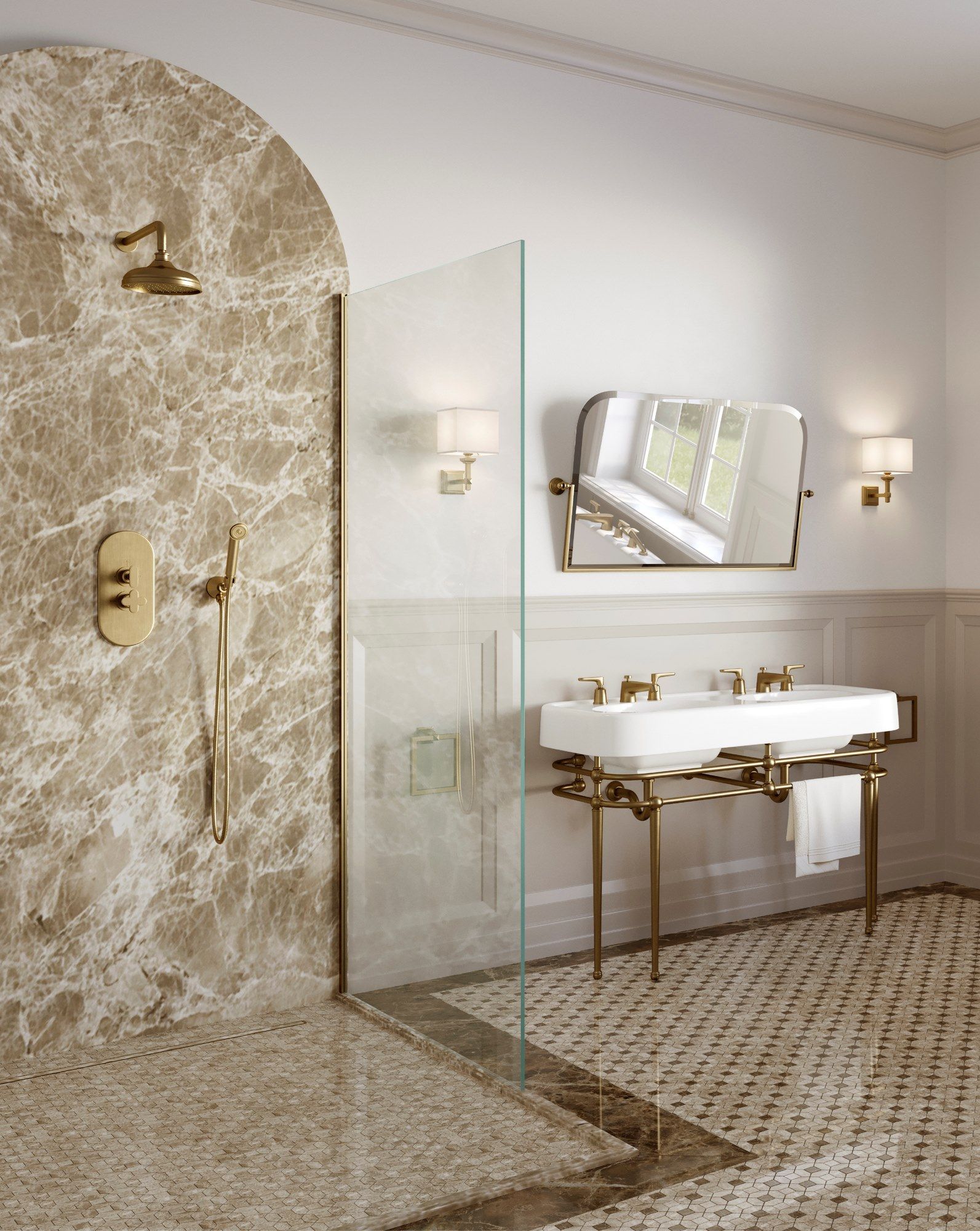 2-ходовой термостатический смеситель Devon&Devon Twenties ARCH-00056762 - Вид №1