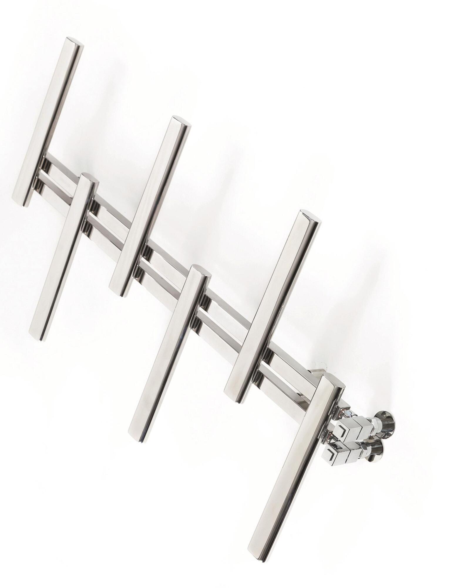 Полотенцесушитель Hammam TITAN Stainless steel  комбинированный; электрический или водяной Сталь  - Вид №63