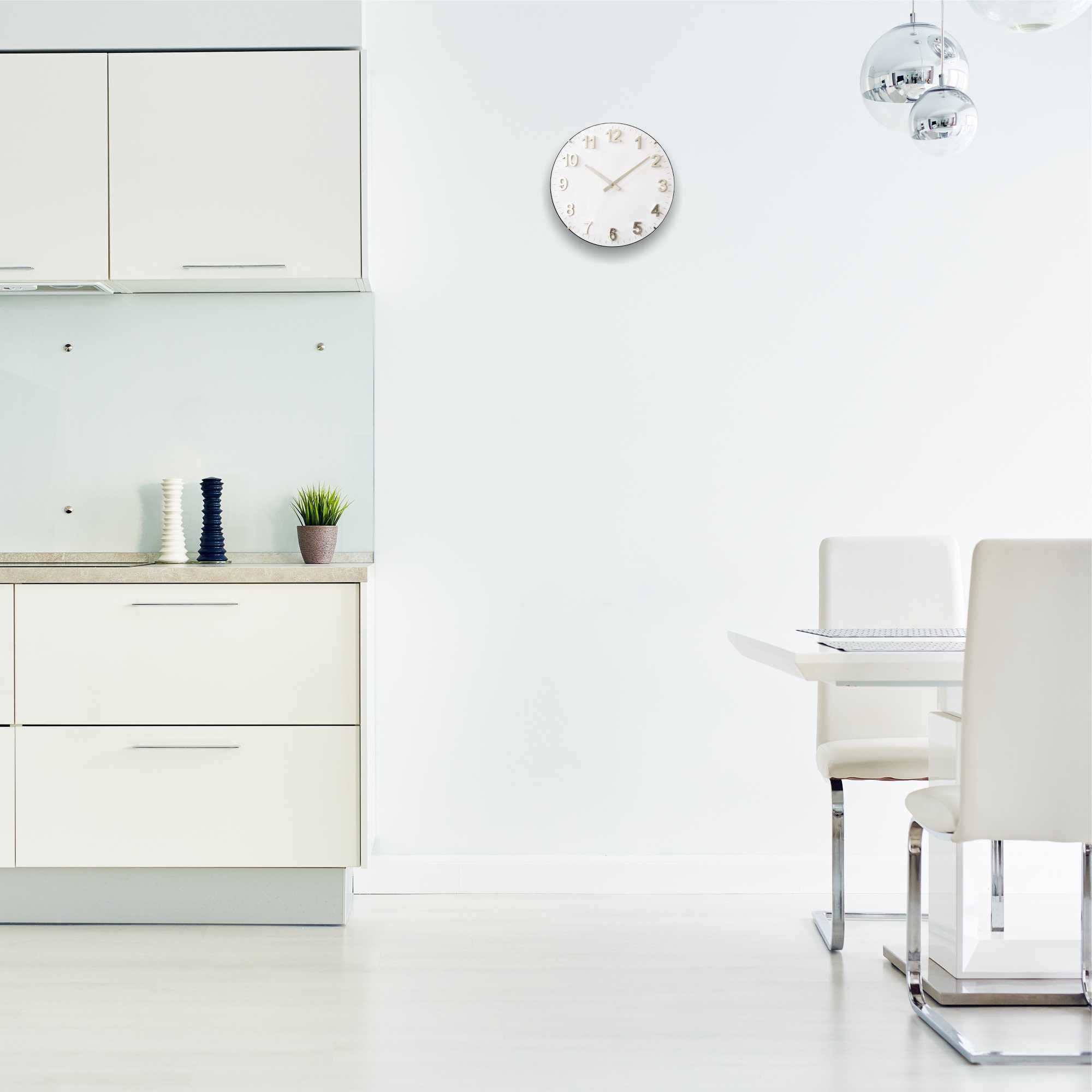 82902876 Часы настенные Apeyron PL200-926 ø30.5 см пластик цвет белый Декор Santreyd  - Вид №6