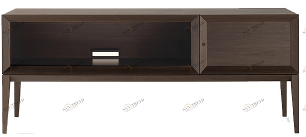 Natuzzi Тумба под телевизор из массива дерева с системой управления кабелями Leggero sun-id-1462355