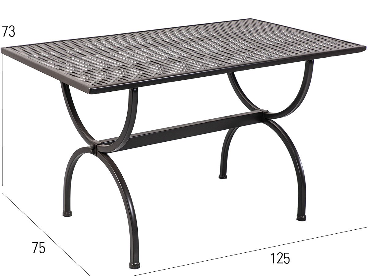 65.00.0222 Антикварный стол Romeo Marone 125 x 75 Mbm - Вид №1