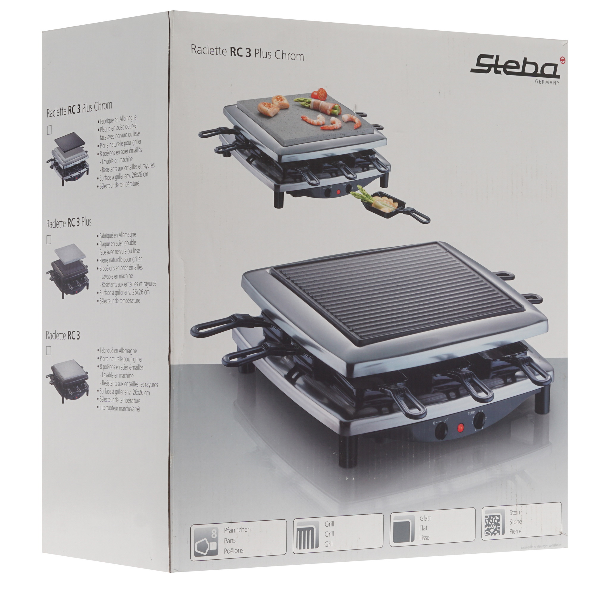 8117373 Раклетница Steba RC 3 Plus серый STDN-0090212 - Вид №7