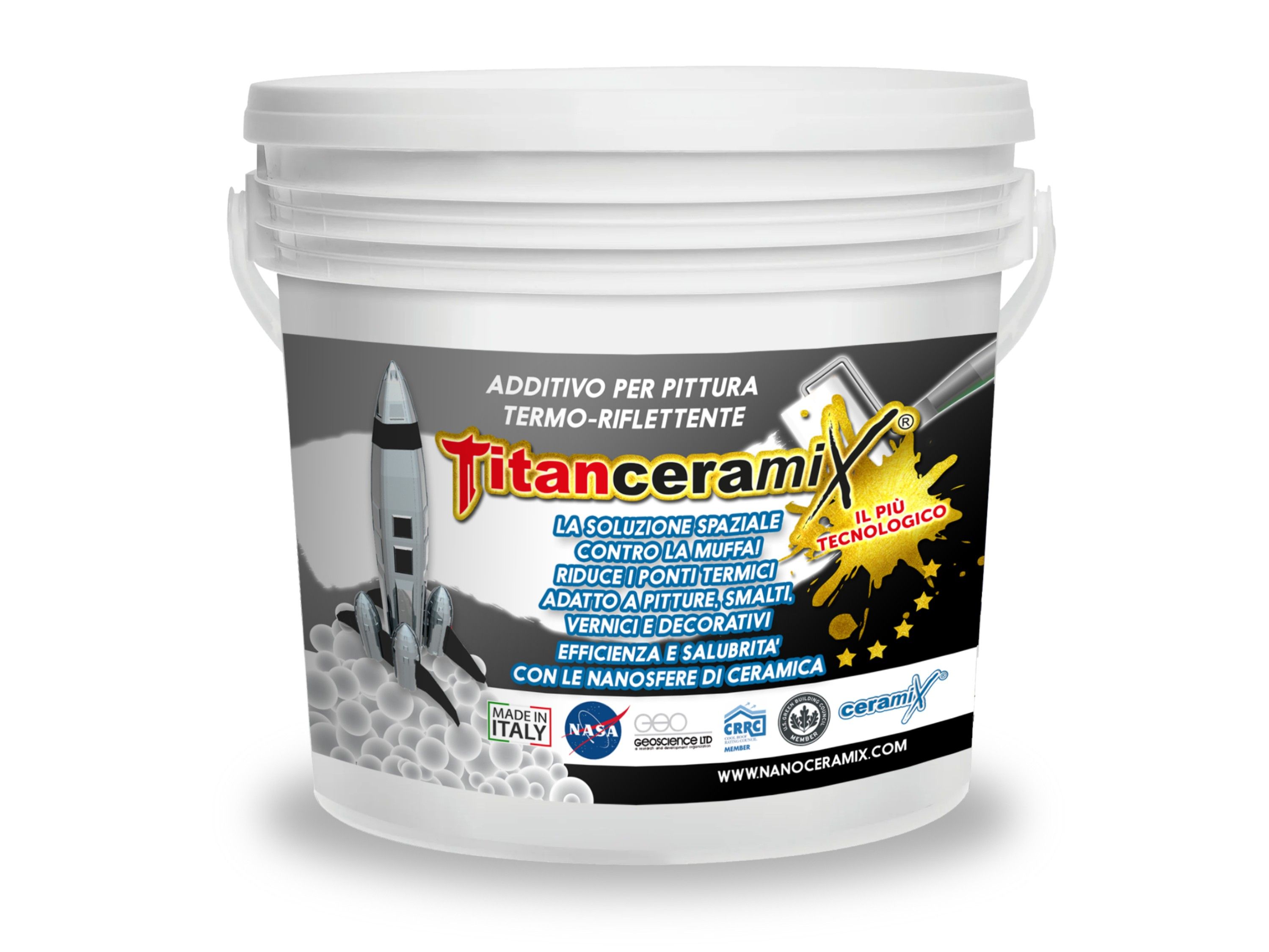 Керамическая наносферная краска добавка Ceramix TITANCERAMIX ARCH-00068019