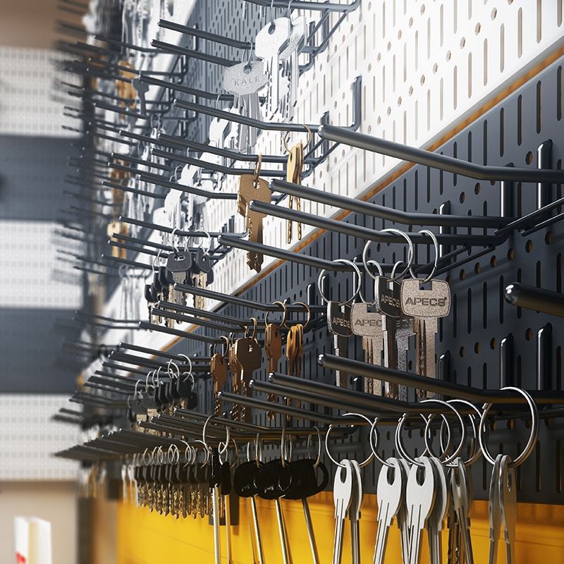 Крючки одинарные , D125, металл/хром, 5 шт LJPS0445 Public Steel Россия  - Вид №1