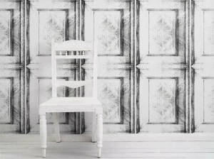 Mineheart Обои с виниловым рисунком Almost white Wal/071