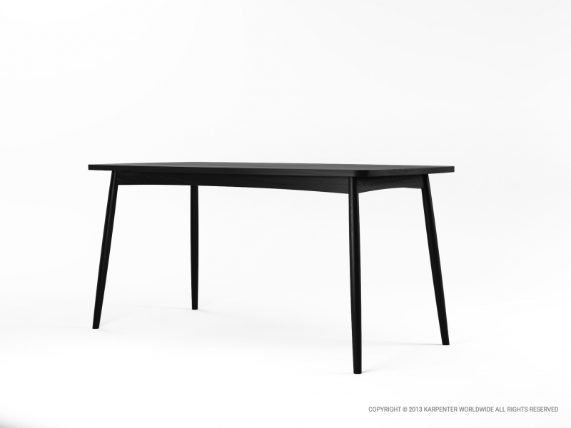 522_1003 Стол обеденный прямоугольный 160 Karpenter Twist - Вид №1