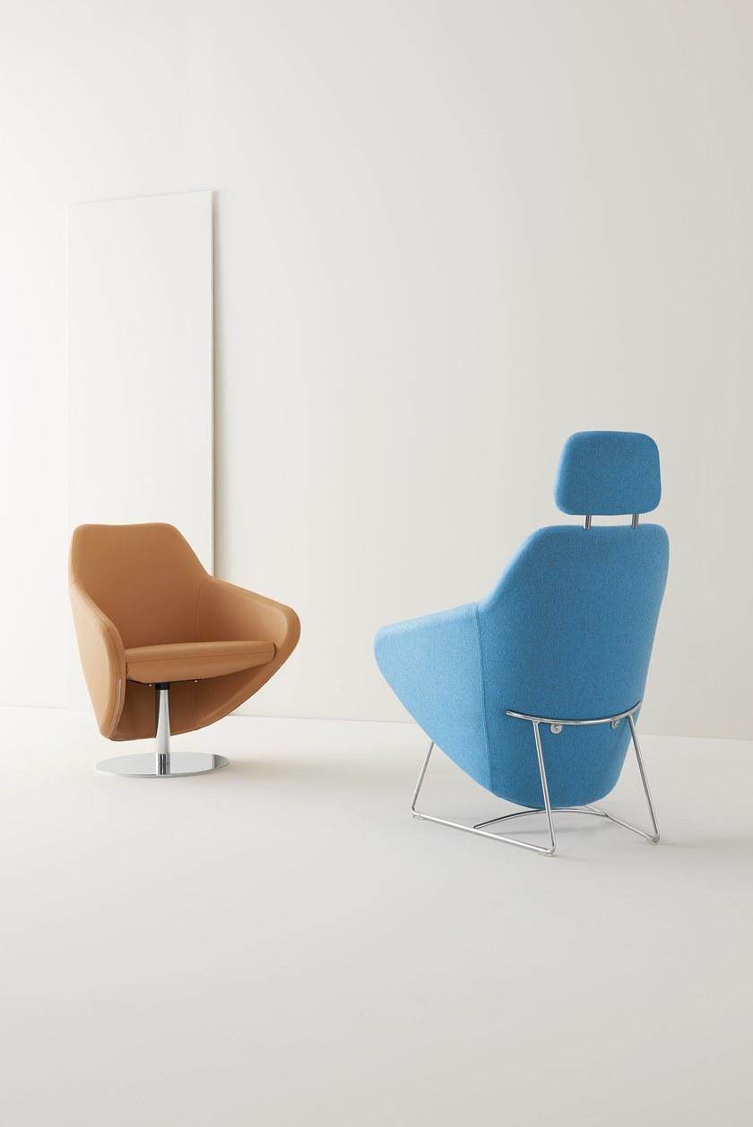 Segis Вращающееся кресло из ткани с подлокотниками  I140  - Вид №6