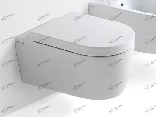 Подвесной унитаз настенный Белый Ceramica Cielo SMILE Италия sun-id-1368015