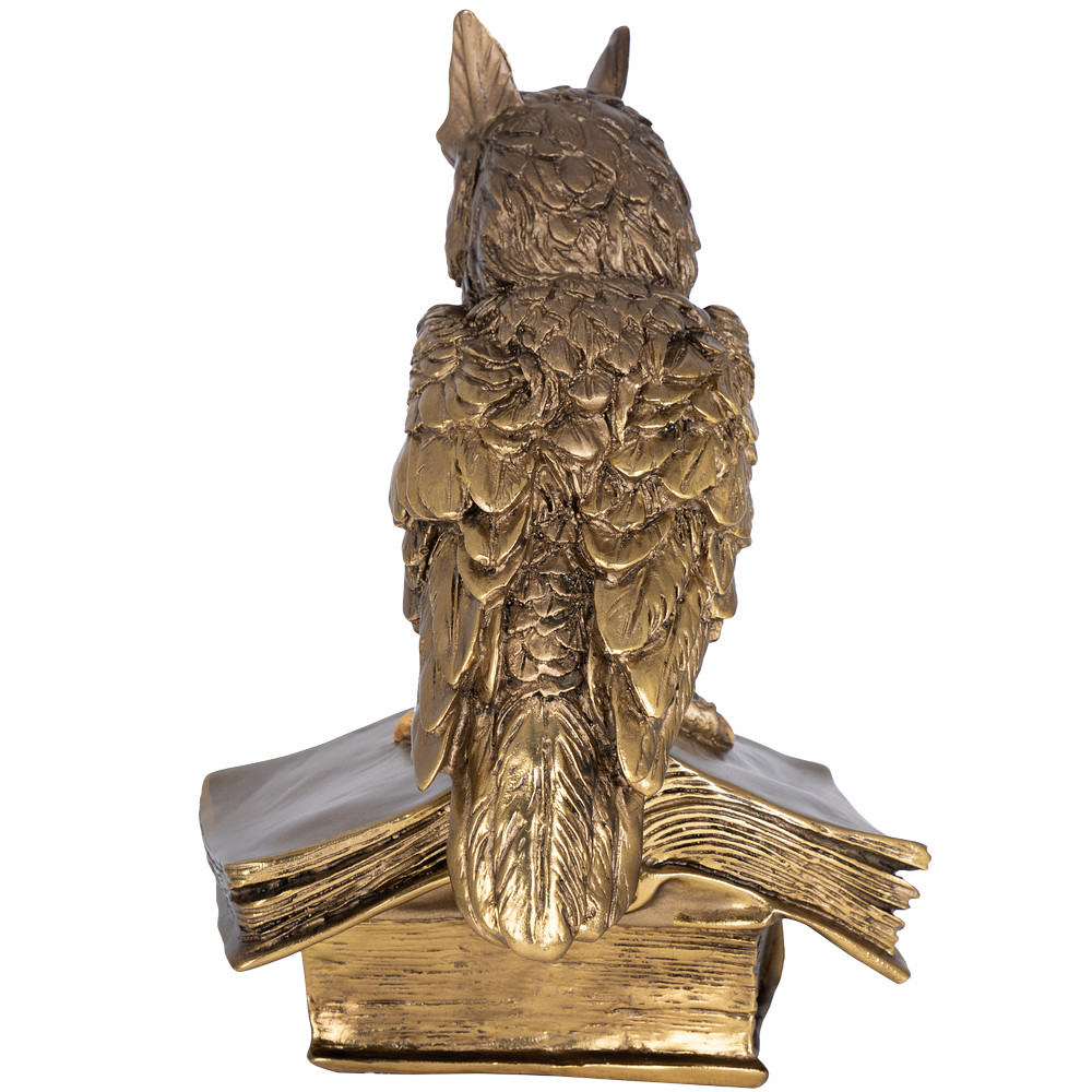 22139 Статуэтка Ученый Филин Бронза BOGACHO 4627138239414 - Вид №4