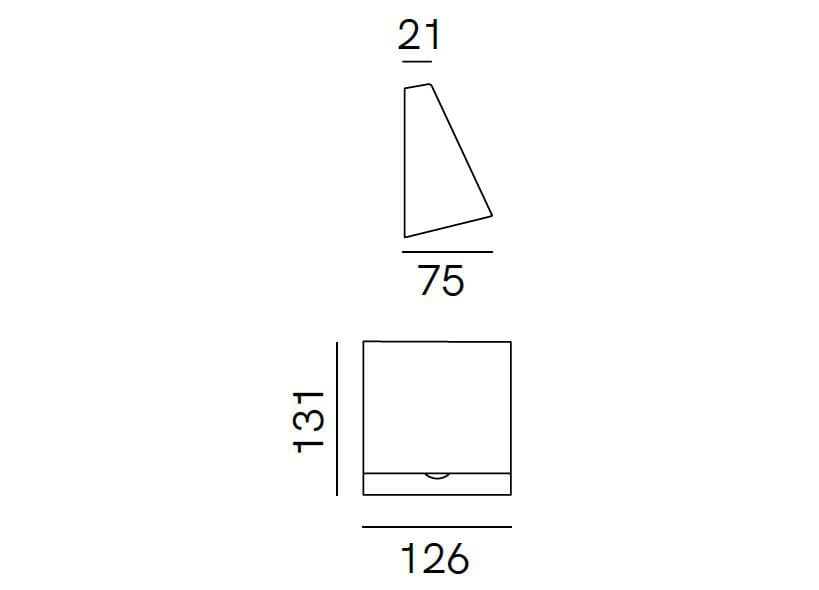 Латунная светодиодная наружная настенная лампа Il Fanale Mask ARCH-00124619 - Вид №5