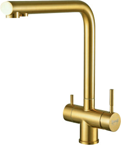 Смеситель ZorG Inox SZR-2020 BRONZE для кухонной мойки, бронза