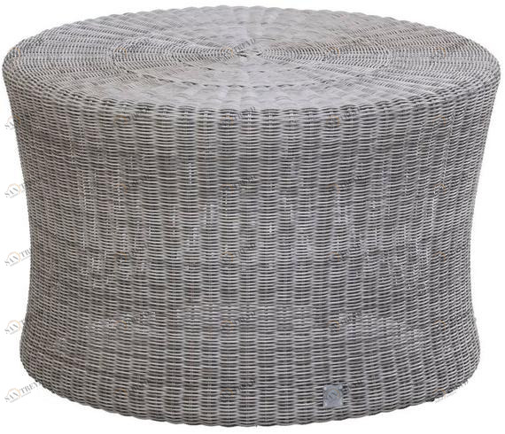 Kok Maison Низкий круглый журнальный столик из полиэтилена Résine fine sun-id-1363966