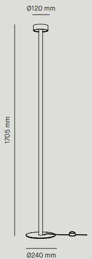 Milan Iluminacion Светодиодный торшер из стали с диммером Peak lane 6927 - 6929 - Вид №11