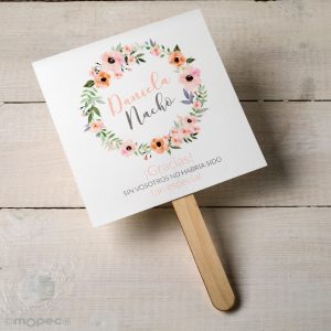 Пай пай Бумажный веер, цветочная корона, 25 единиц. Dekoraniaevents Bodas