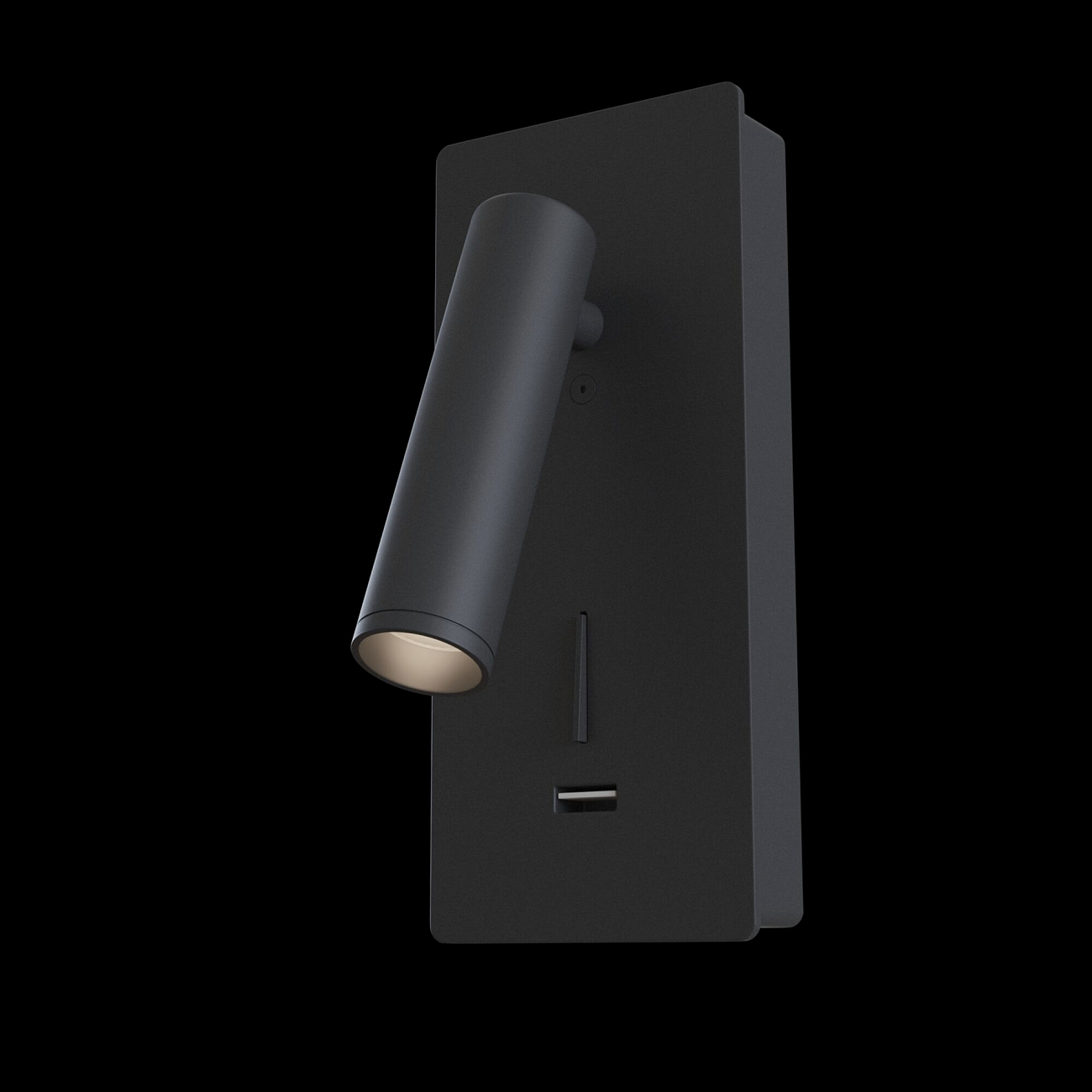 Бра настенное черное Mirax C041 TECHNICAL CEILING & WALL 00-3957383 Черный  - Вид №1