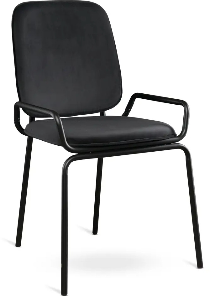91056979 Стул Latitude 13 Double frame 84x61x40 см полиэстер фанера цвет черный STLM-0888100