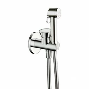 CRIWJ673 Клапан прогрессивного смесителя для унитаза / биде со встроенным держателем трубки для душа и гибким шлангом LONG LIFE Cristina Rubinetterie