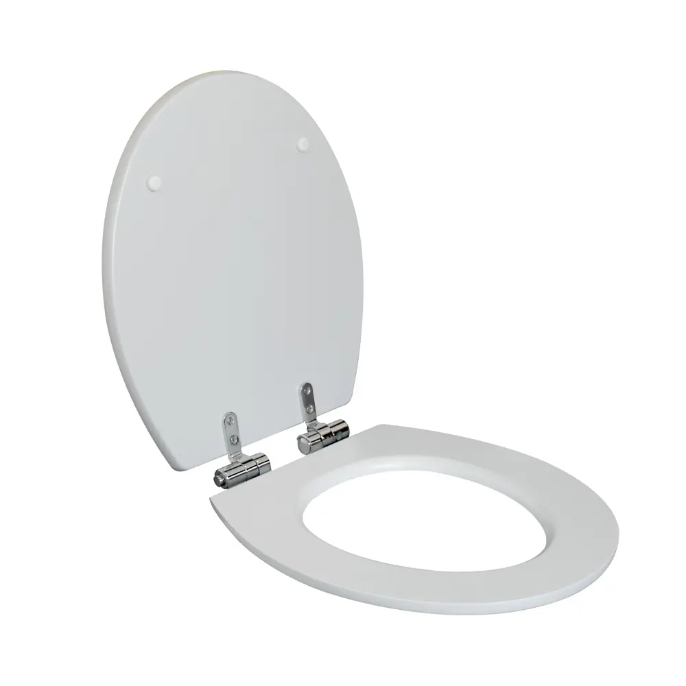 Сиденье для унитаза KONSENSA Терни с микролифтом цвет светлый бетон STLM-2135726 - Вид №1