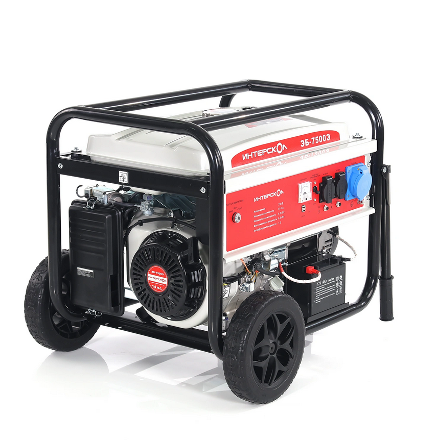 Электрогенератор   бензиновый Интерскол ЭБ-7500Э 9106295 STDN-0112339 - Вид №5