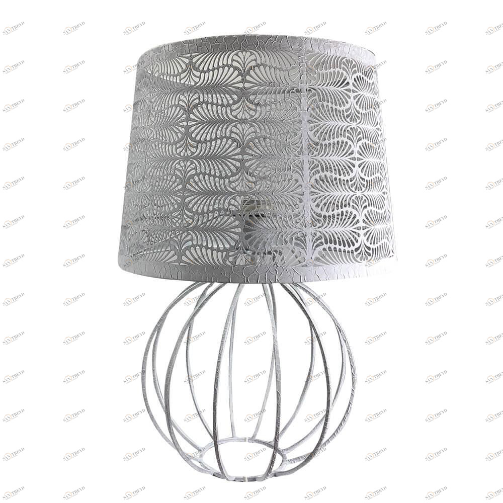 Лампа настольная белая Seven Fires "Карвед" 39105B SEVEN FIRES КАРВЕД 00-3907834 Белый 