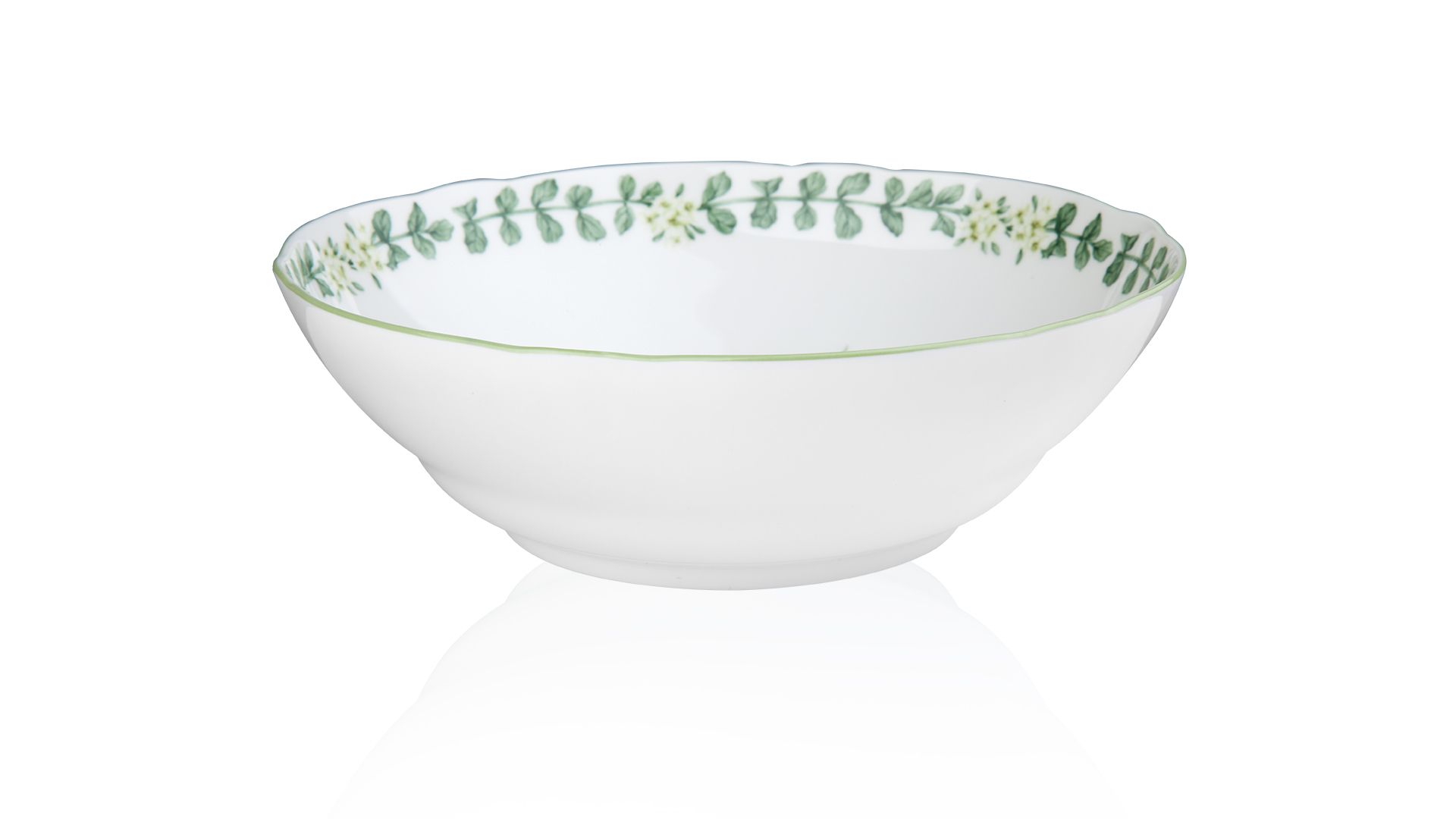 10613855 Noritake Салатник Noritake "Английские травы" 21,5см Фарфор костяной  - Вид №1