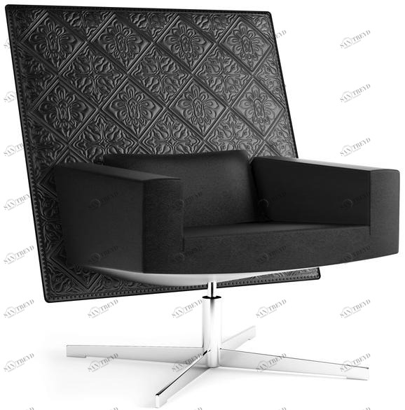 moooi Кожаное кресло с 4 спицами и подлокотниками Jackson sun-id-1452501