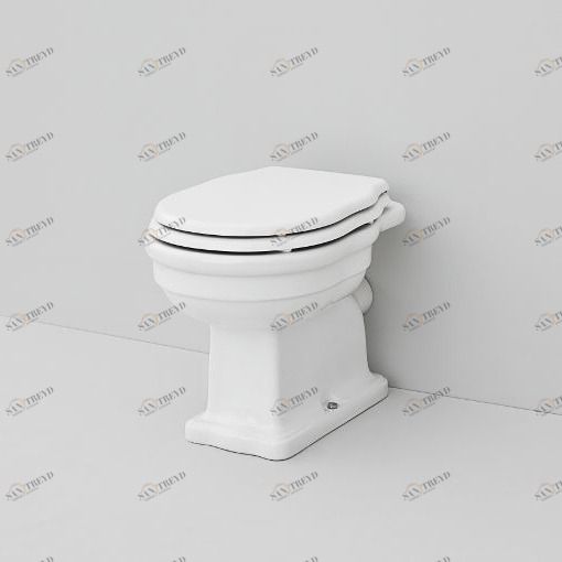 HEV003 Приставной унитаз напольный Белый ArtCeram Hermitage Италия