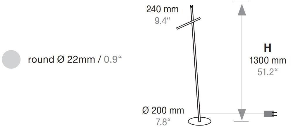 Sattler Регулируемый светодиодный торшер Fino sun-id-1515444 - Вид №4