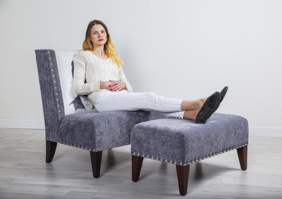 Кресло King by Josh Bryan синее ICON DESIGNE ДИЗАЙНЕРСКИЕ, JOSH BRYAN 096807 Синий  - Вид №3