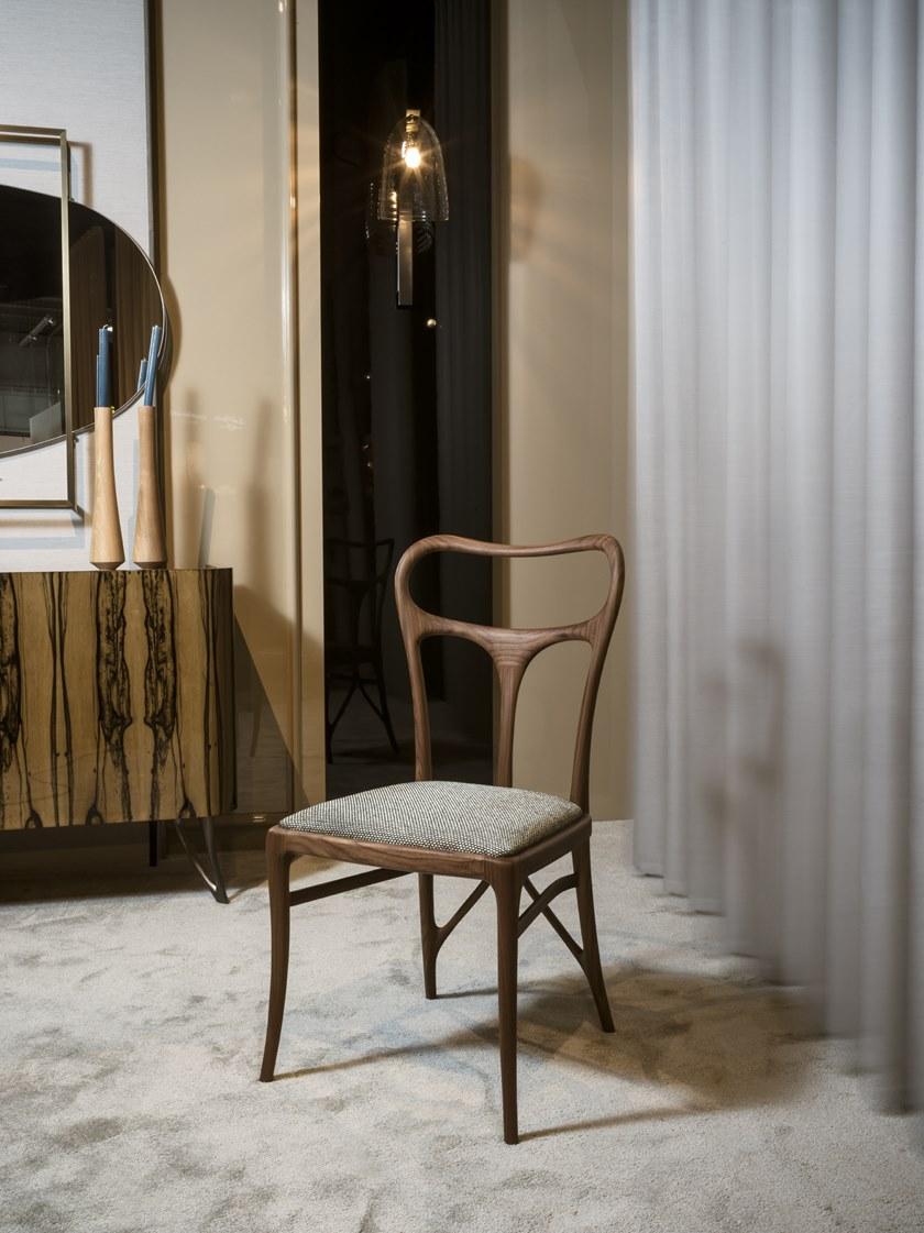 Bellotti Ezio Стул из орехового дерева со встроенной подушкой Gea 2018-57 - Вид №2