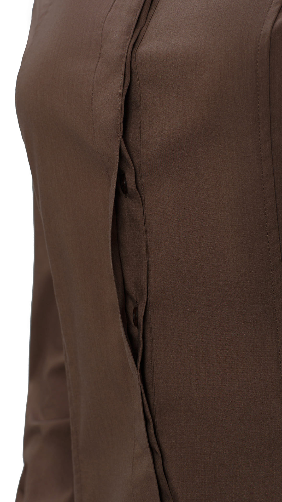 62509 Рубашка женская  chocolate El-Risto  Корпоративная одежда  размер 40 (XS)  - Вид №3