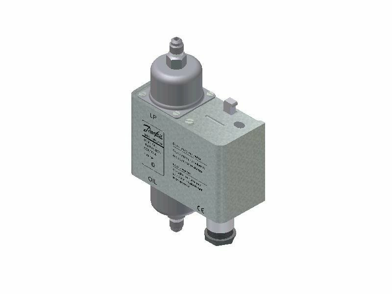 Danfoss Реле перепада давлений MP MP55 Реле давления 060B017391  - Вид №15