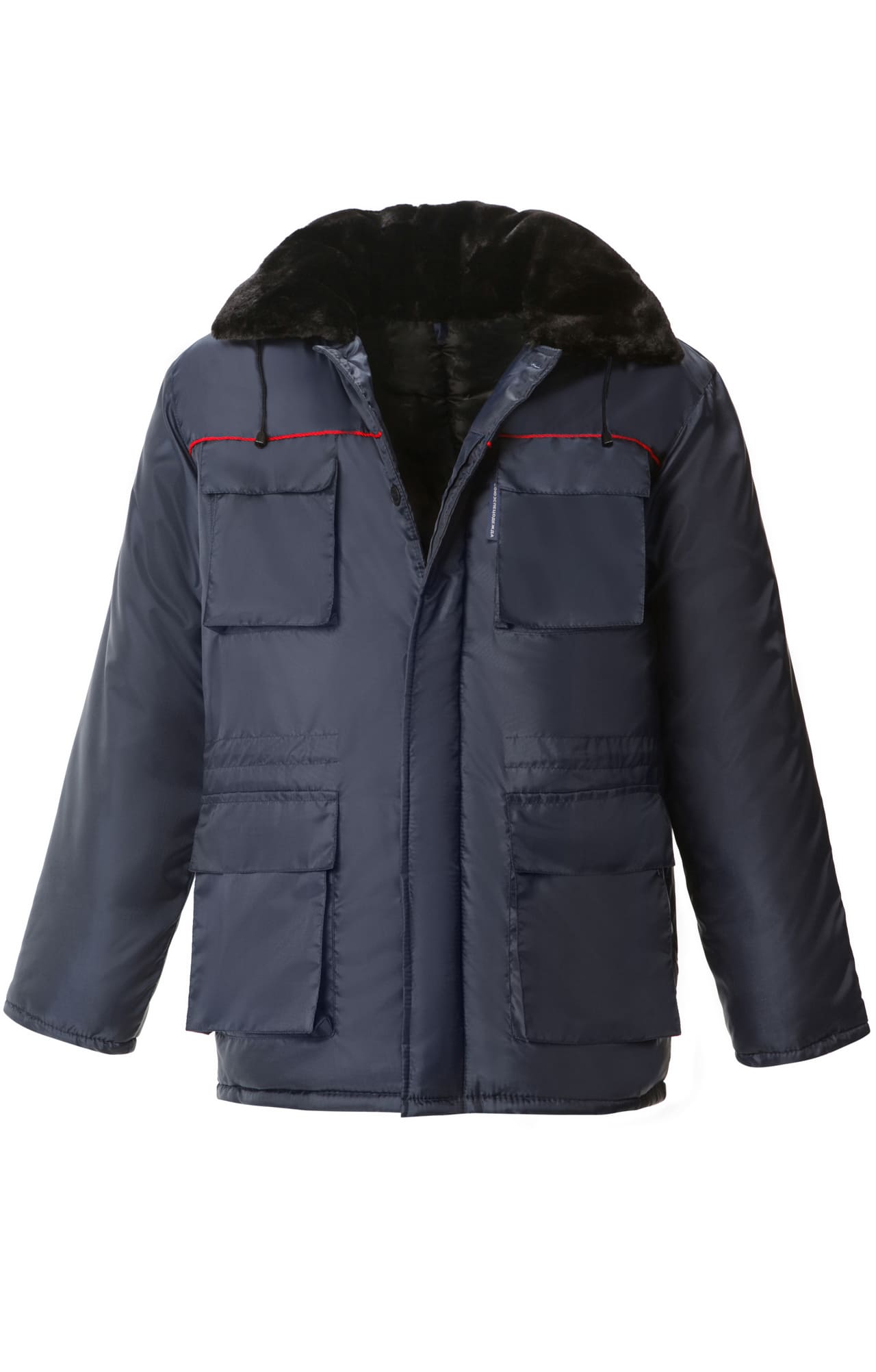 64460 Куртка "Эксперт-К" зимняя ткань "Оксфорд" темно-синяя  Зимняя спецодежда  размер 44-46/170-176  - Вид №2