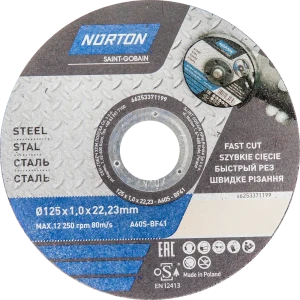 Диск отрезной по металлу тип 41 Norton Vulcan 115x22.2x1 мм 13921087 STLM-2029486